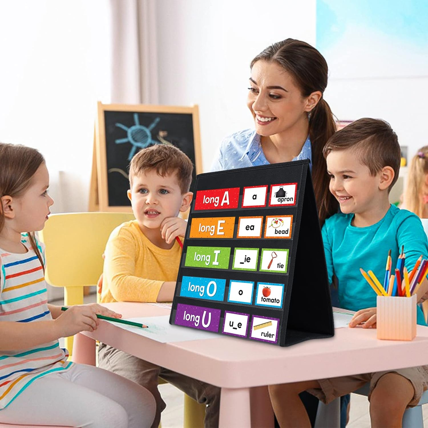 Double-Sided Tabletop Pocket Chart