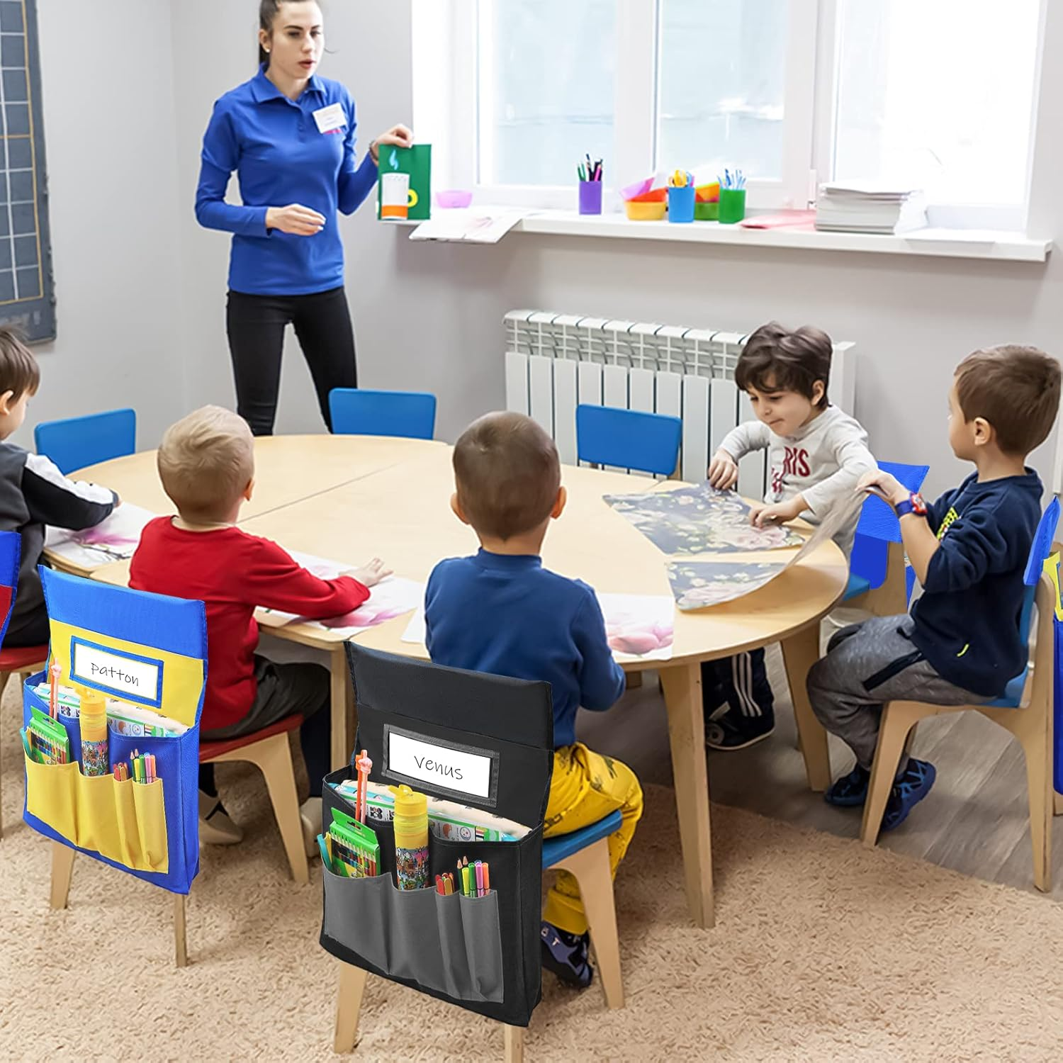 Classroom Chair Pocket Organizer