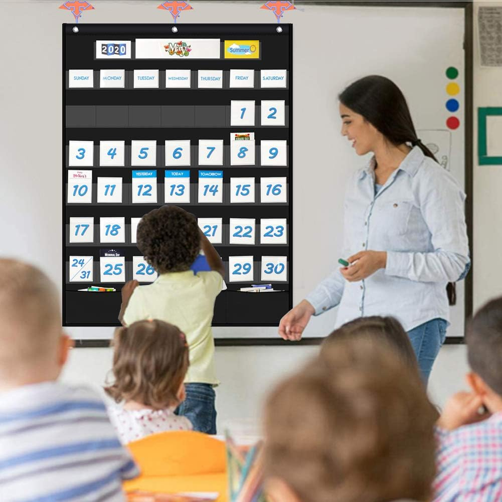 Classroom Calendar Pocket Chart Set